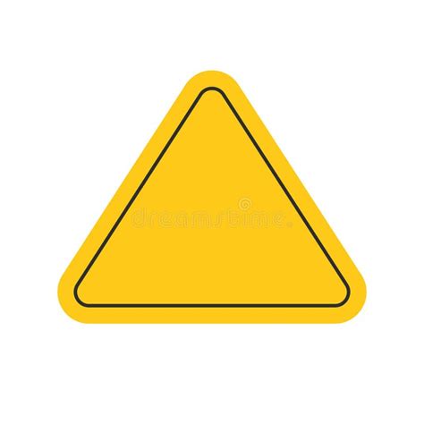 Sinal De Estrada Ou Sinal De Alerta ícone De Triângulo Amarelo Com