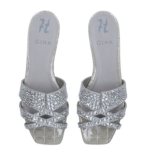 Sale Gina Leather Beaux Sandals Harrods Uk