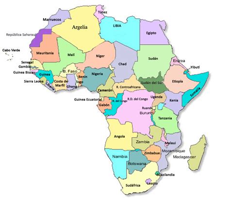 Juegos De Geografía Juego De África Político Capitales Norte Y