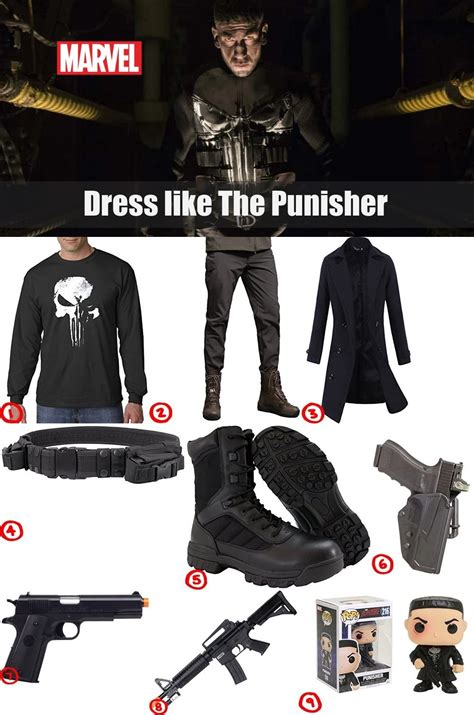 Dress Like The Punisher From Marvel Costume And Cosplay Guide Marvel