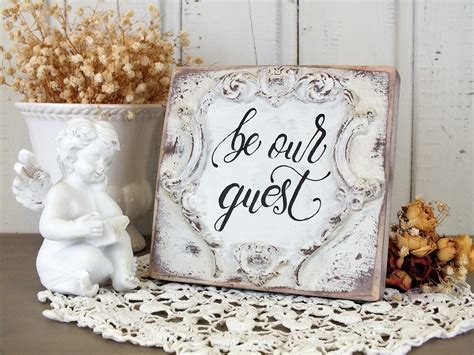 Be Our Guest Sign Guest Bedroom Decor Rustic Bathroom Sign Etsy