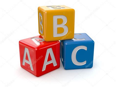 Alphabet Abc Blocks Cube Stock Photo By ©maxxyustas 14285121
