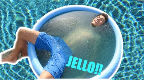 Filling My Entire Pool With Jello Youtube