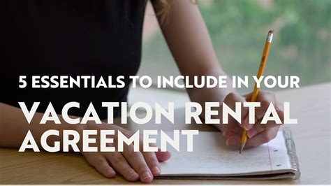 5 Essentials To Include In Your Vacation Rental Agreement Youtube