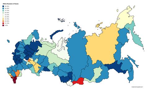 Map Ethnic Russians In Russia Infographictv Number One
