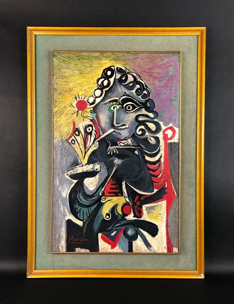 Sold Price Pablo Picasso Spanish 1881 1973 Oil On Canvas April