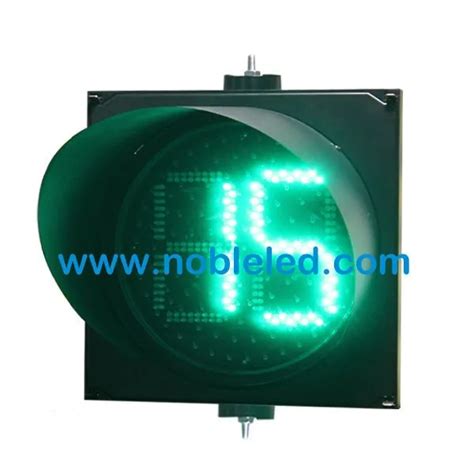 2 Digits Led Countdown Timer Red And Green Traffic Light Timer For Road