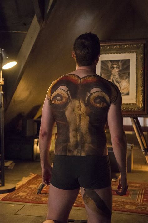 Richard Armitage As Francis Dolarhyde In Hannibal 2015 Back Tattoo