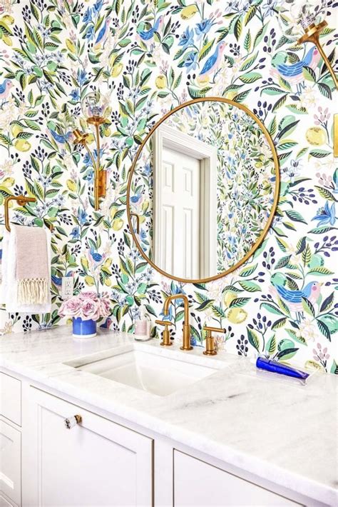 Caitlin Wilson Wallpaper Bathroom Girls Kohler Facets Marble
