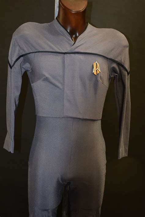Futuristic Starfleet Uniform Series Star Trek Voyager Episode Endgame A Grey Uniform Orig
