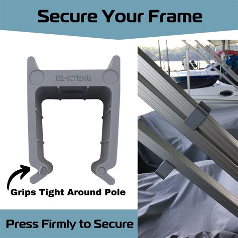 Square Pontoon Tubing Clips Secure Your Bimini Top