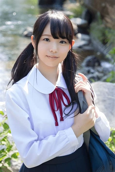 Japanese School Uniform Japanese Girl School Girl Ruffle Blouse