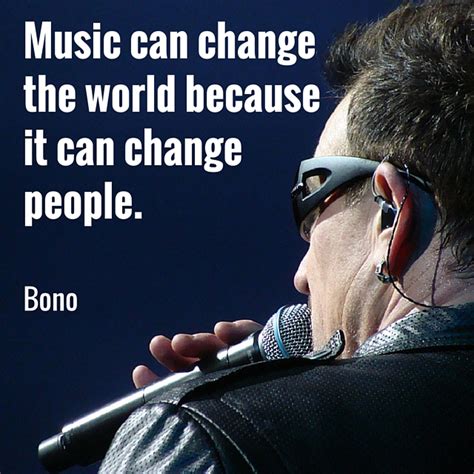 We are the people (feat. Quoteable quote: Music can change the world because it can ...