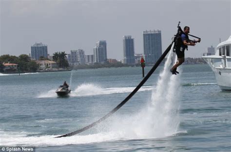 Jetlev Flyer A Futuristic Water Powered Jetpack Which Could See You