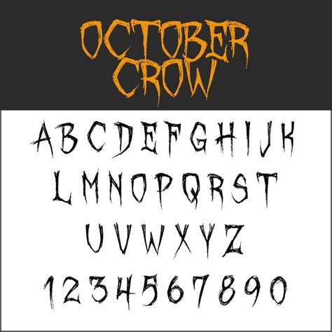 The Font And Numbers Are Drawn In Black Ink With Orange Splats On It