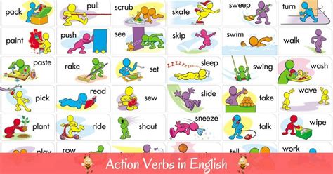 Resources To Learn English Action Verbs Vocabulary Hot Sex Picture