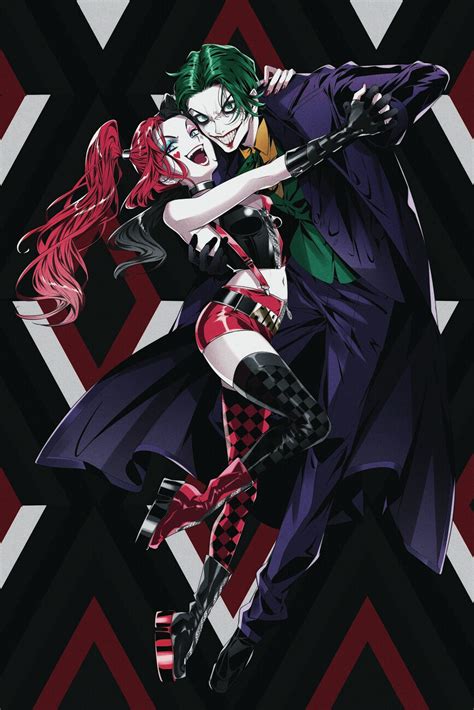 Wall Art Print Joker And Harley Manga Ts And Merchandise Europosters