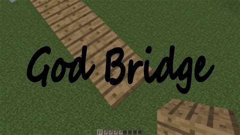 Minecraft God Bridge Kadar Hızlı Yol Yapma Trde İlk Youtube