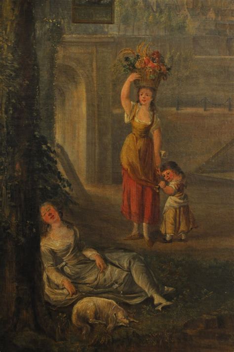 The inside of your home is just the beginning. Large 18th Century French Oil Painting on canvas at 1stDibs