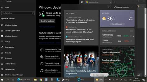 Microsoft Launches News And Interests Taskbar In Windows 10 Operating System