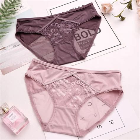 Buy Spandcity New Embroidered Floral Lace Sexy Panties