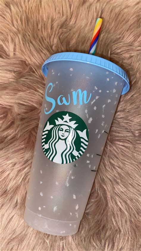 Custom Starbucks Cup Uk Inspired Personalised Reusable Cups Etsy Uk