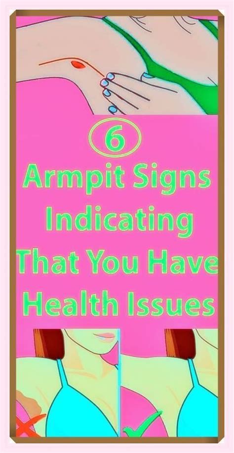 6 Armpit Signs Indicating That You Have Health Issues Online Newsletter