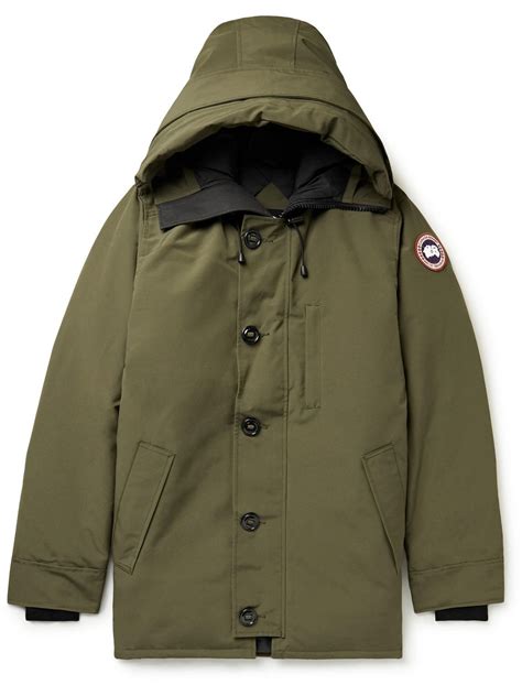 Canada Goose Chateau Hooded Shell Down Parka Green Canada Goose