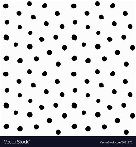 Hand Drawn Small Polka Dots Royalty Free Vector Image