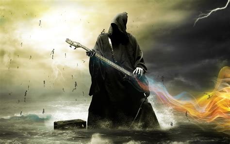 Grim Reaper Guitars Wallpapers Hd Desktop And Mobile Backgrounds