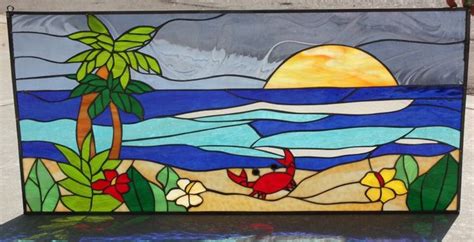It will add a definite nautical touch to wherever it is placed and is a must have for those who appreciate high quality nautical decor. 11 best Beach Themed Stained Glass! images on Pinterest ...