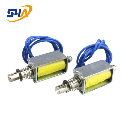 DC 6V 1 4A Mini Electromagnetic Solenoid Lock Push Pull Type For