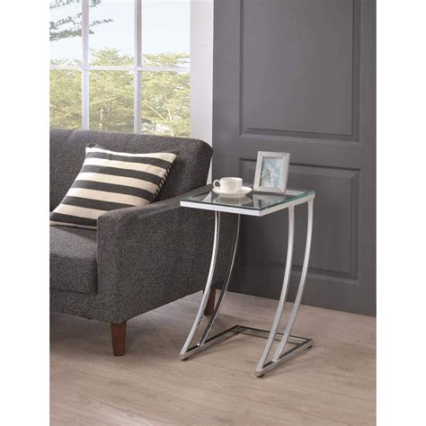 Coaster Furniture 900082 Rectangular Accent Chrome Snack Table Ebay