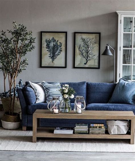 3 Ways To Style French Farmhouse Living Room Design Blue Sofas Living