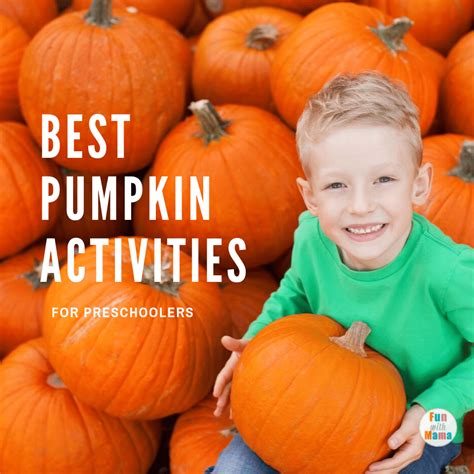 Try these five outdoor mindfulness activities for preschoolers to help your child wind down and refocus. Easy Pumpkin Activities For Preschoolers | Pumpkin, Best ...