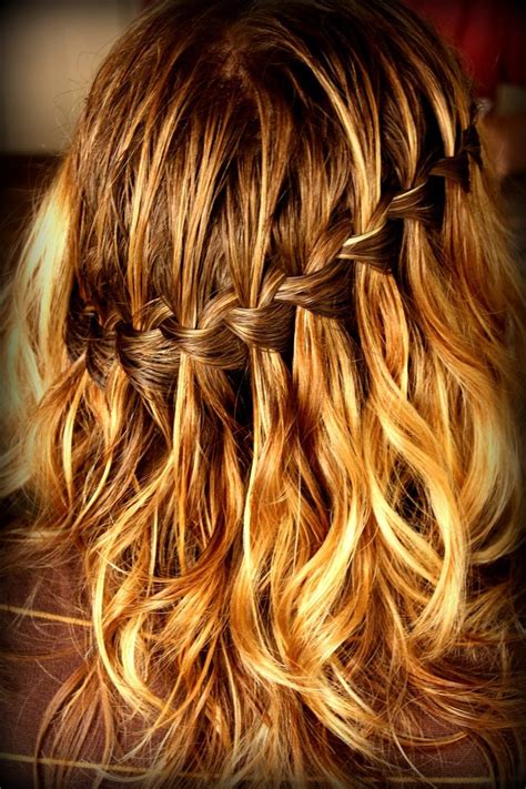 Angenuity Summer Hair Series The Waterfall Braid