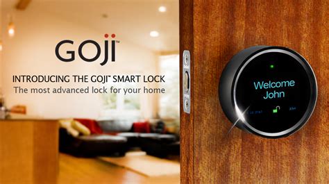 Goji Smart Lock For The Home Smart Lock Goji Home Automation