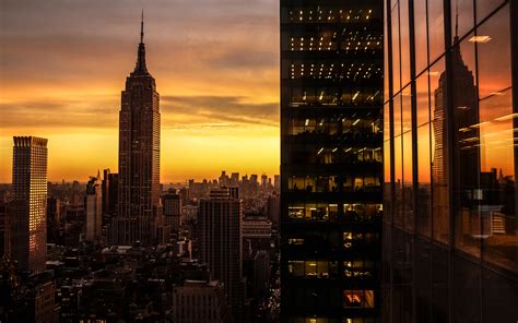 Free Download Manhattan New York Usa Skyscrapers Hd Wallpaper