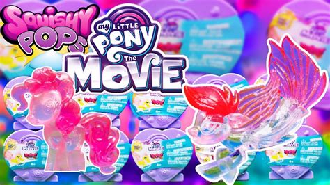 My Little Pony The Movie Squishy Pops Series 5 Surprise Opening Mlp