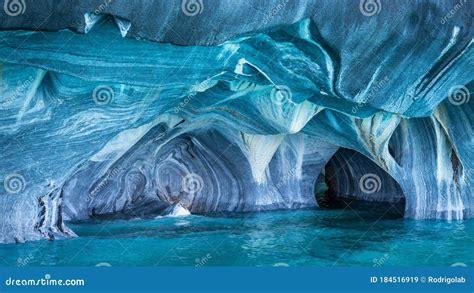 The Marble Caves In General Carrera Lake Chilean Patagonia South