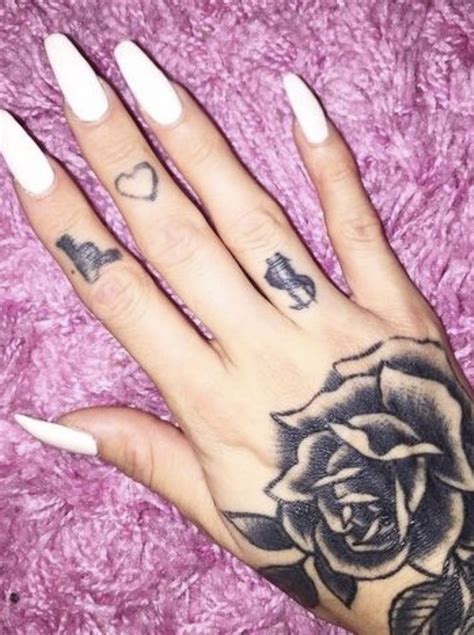 pin by bhaddixxpins 🧡™️ on girly tingzz hand tattoos tattoos finger tattoos