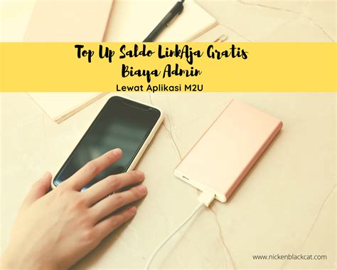 Top Up Saldo LinkAja Gratis Biaya Admin Lewat Aplikasi M2U