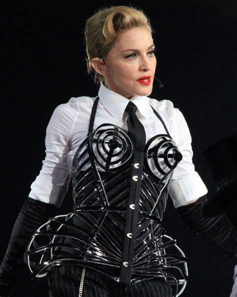 Lourdes Wears Madonnas Iconic Cone Corset Pictures Celebrity News