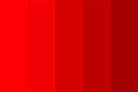 Decreasing Reds Color Palette Red Colour Palette Shades Of Red Color