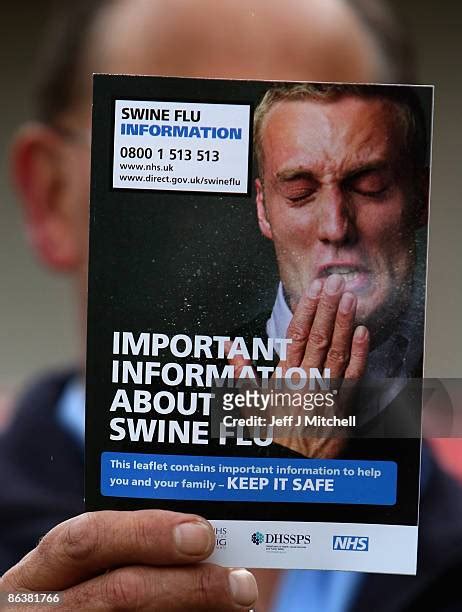 The Post Office Distribute Swine Flu Leaflets To Houses In The Uk