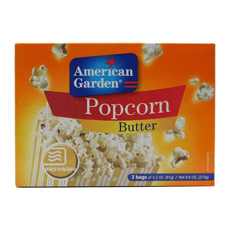 American Garden Microwave Butter Popcorn Value Pack 273g Online At Best