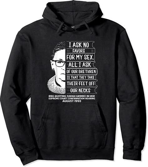 Apparel Rbg Quote I Ask No Favor For My Sex Feminist T Shirts Teesdesign