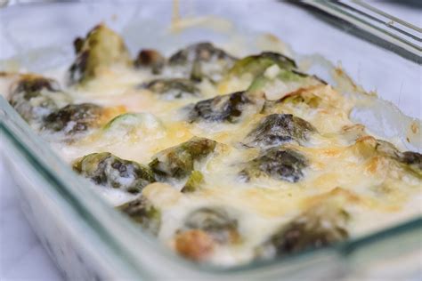 Cheesy Brussel Sprout Bake Cornucopia Natural Foods