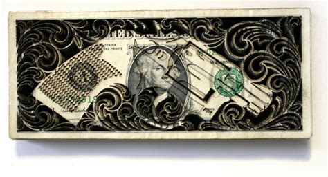Scott Campbells Laser Cut Dollar Bill Art Ybmw