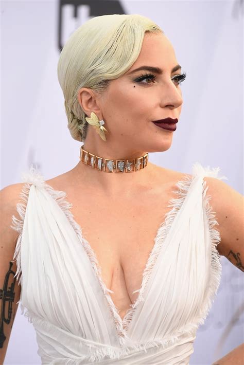Lady Gaga Hair Makeup Sag Awards 2019 Popsugar Beauty